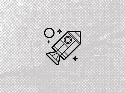 Space icon set. Rocket flat design gray icon icon design moon night planet rocket sky space stars texture