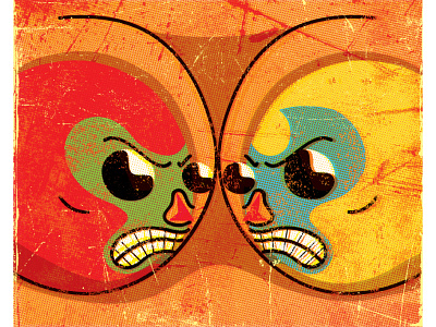 Lucha VaVOOM! alexei distress illustration old personal retro texture vector vella