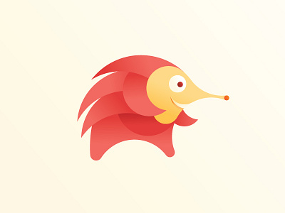ECHIDNA animal animal logo app bangalore echidna india shylesh
