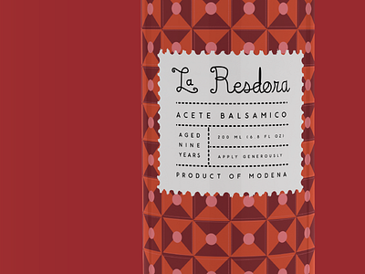 La Resdora balsamic italy packaging type wip