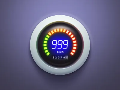 Speed Meter cool hour km meter photoshop speed ui