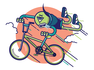 Bike Freak bike bmx monster superman trick vandal club