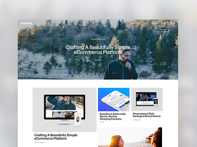 adaptable case studies case studies clean grid hero portfolio simple web work