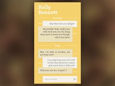 Direct Messaging chat dailyui direct messaging sketch