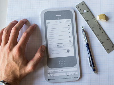 Thread App Sketches ios jakt mobile sketches ux