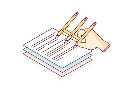 Multitasking circle drawing geometry illustration pattern pencil