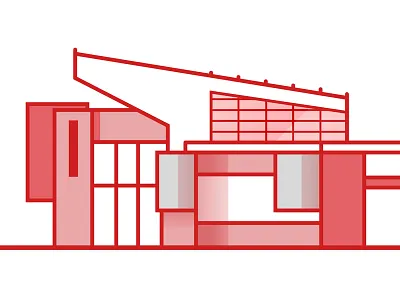 Theatre of Dreams football illustration manchester united old trafford vector