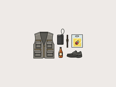 Janusz Gear clothes design gear icons illustration janusz poland polish shoes vector wear