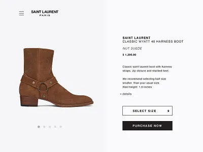 Day 012 E-Commerce Shop commence dailyui laurent saint shop ui