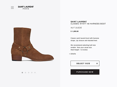 Day 012 E-Commerce Shop commence dailyui laurent saint shop ui