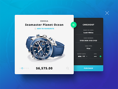 002 Credit Card Checkout app checkout credit card dailyui element form ui ux web