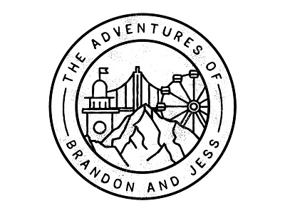 Rejected Reprize bridge city ferris logo mountain wheel