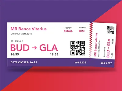 Day 27 - Boarding Pass 100 day challenge boarding pass challenge dailyui design flight plane ticket ui user interface ux