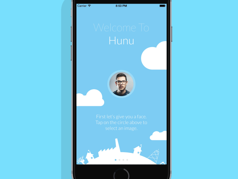 Hunu On-boarding geolocation hunu ios location