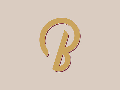 Bold B Concept 1 Dribbble Color adobe ai b bold design dropcap graphic illustration typography vector