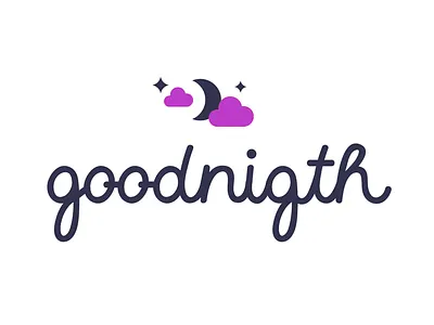 Goodnight calligraphy hand drawn hand written typeface