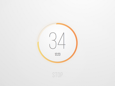 Countdown Timer 014 countdown timer dailyui skeuomorphism timer