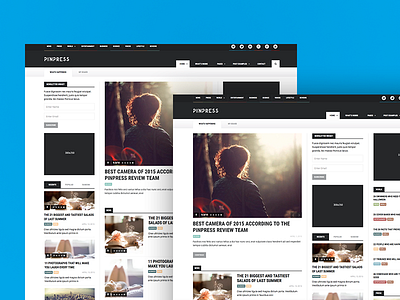 PinPress – The New Blogging Experience advanced blog blogging magazine premium template ui wordpress