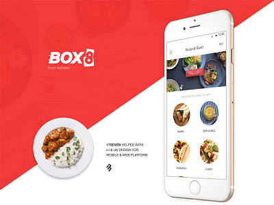 Box8 :: Mobile app casestudy 17seven box8 casestudy food delivery graphic design mumbai startup ui design ux design