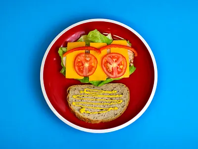 National Sangwich Day 5ds blur face food photography holiday illusion personification sandwich saturated smooth