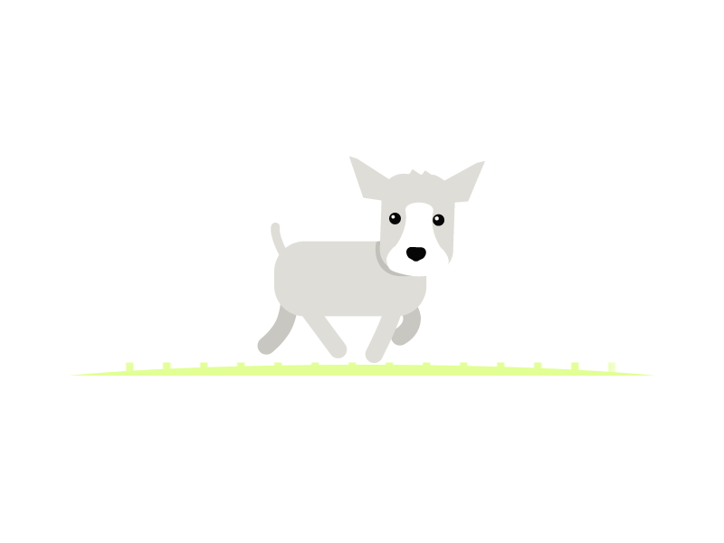 Rocky trot animation chihuahua dog doggy loop pup walk cycle