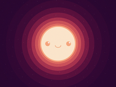 Free Wallpaper - Sunny background freebie gradient illustration illustrator space stars sun wallpaper