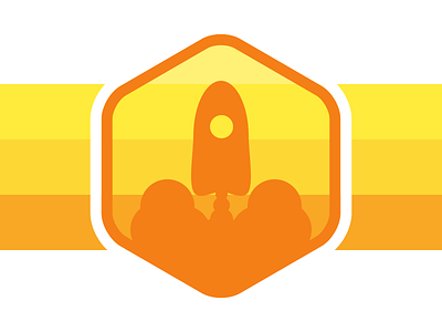 Rocket 005 contrast daily flat icon material space ui