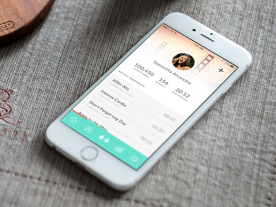 Endür Overview Page app ios product design timer uxui