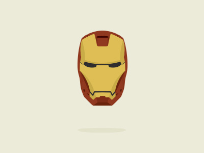 Ironman helmet illustration ironman marvel mask metal reboot red series simple vector yellow