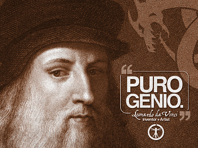 Davinci advertising art design genius inventor leonardo