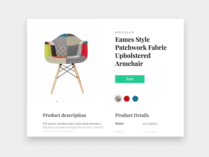Shop - Day 012 012 buy dailyui e commerce shop