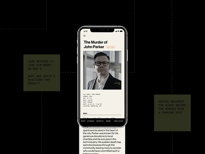 UX/UI design for concept app about solving secret missions app appdesign design mobile mobileapp ui ux uxui uxuidesign