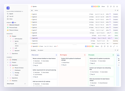 Desktop bottom sheets b2b dashboard saas startup ui