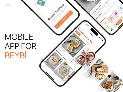 IOS App Design for Beybi app ios mobile mobile ui ui uiux userinterface