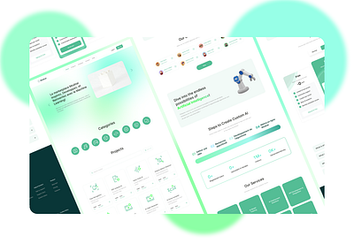 AI Marketplace Landing Page ai aimarketplace design interface landingpage ui uiux