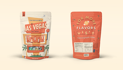 Viva Las Vegas cpg illustration las vegas packaging pouch