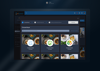 eSupply Marketplace Web App Design app design interface marketplace modern ui uiux webapp webdesign website