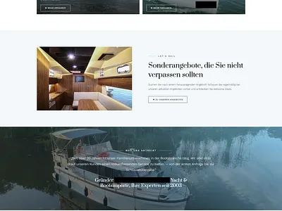 Custom Website for a Motor and Sailboat Company webdesign