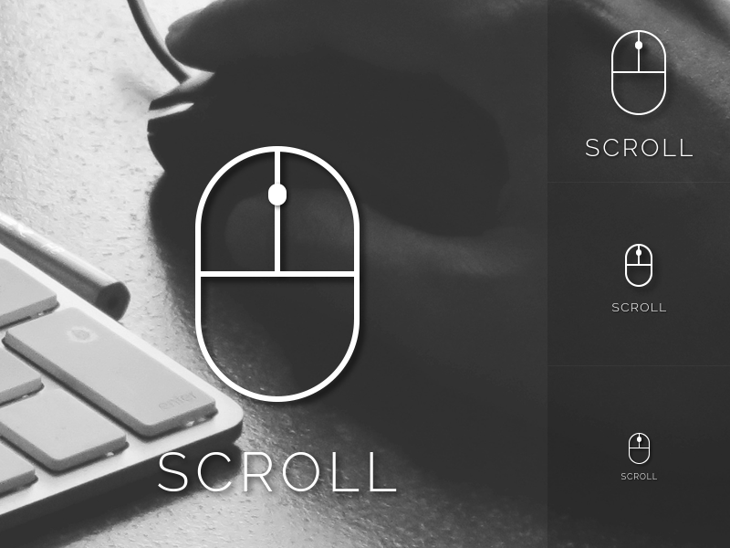 Animated Scroll Icon animated icon scroll