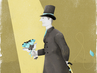 Good Evening! date flowers love romance vintage