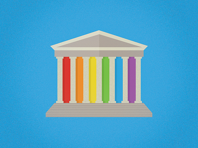 Love is Love concept editorial illustration lgbt scotus texture