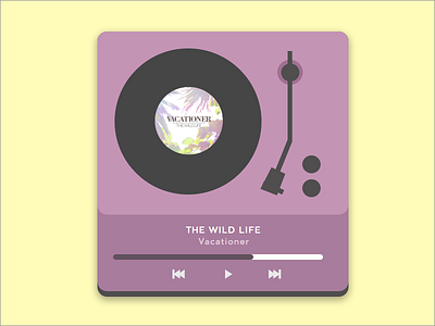 Day 9 // Music Player 009 challenge dailyui design music player ui