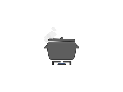 Stove illustration cooking fire icon illustration recipe steam stove