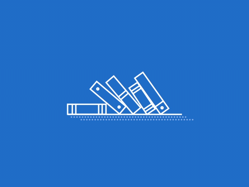 Book shelf Loader Icon app blue book gif icon loader loading shelf waiting