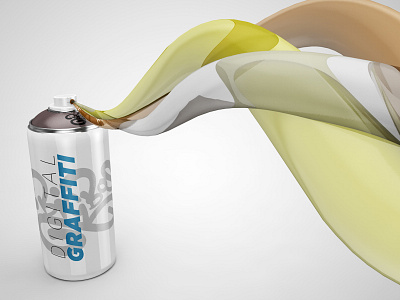 Digitalgraffiti Can c4d cinema4d creativetech rendering spraycan wip