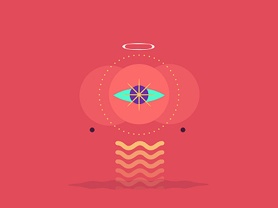 Maya 2d abstract delusions design illustration
