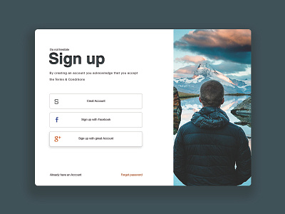 Daily UI Challenge #001 daily design ui