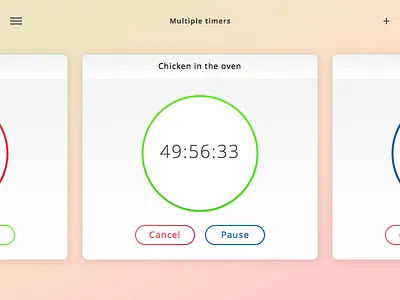 Daily Ui #014 - Countdown Timer clock timer