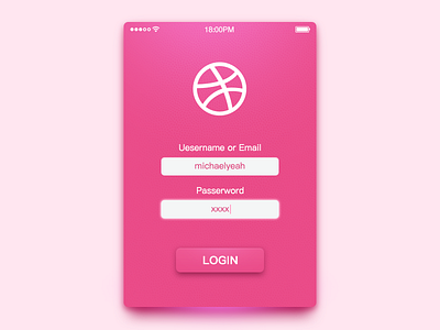 Day016-DribbbleLogin dribbble login