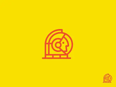 Spaceman astronaut design identity illustration logo mark space symbol